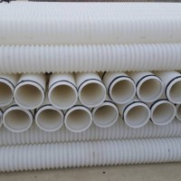 黑白色PE雙壁波紋穿線管 50/60/75 PE弱電通訊管