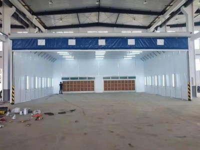 移動(dòng)伸縮式噴漆房制造商